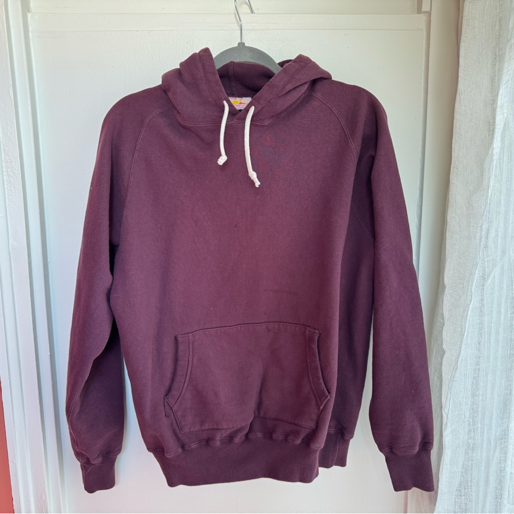 Sunray Sportswear Maroon Hooded Pullover Sweatshirt
